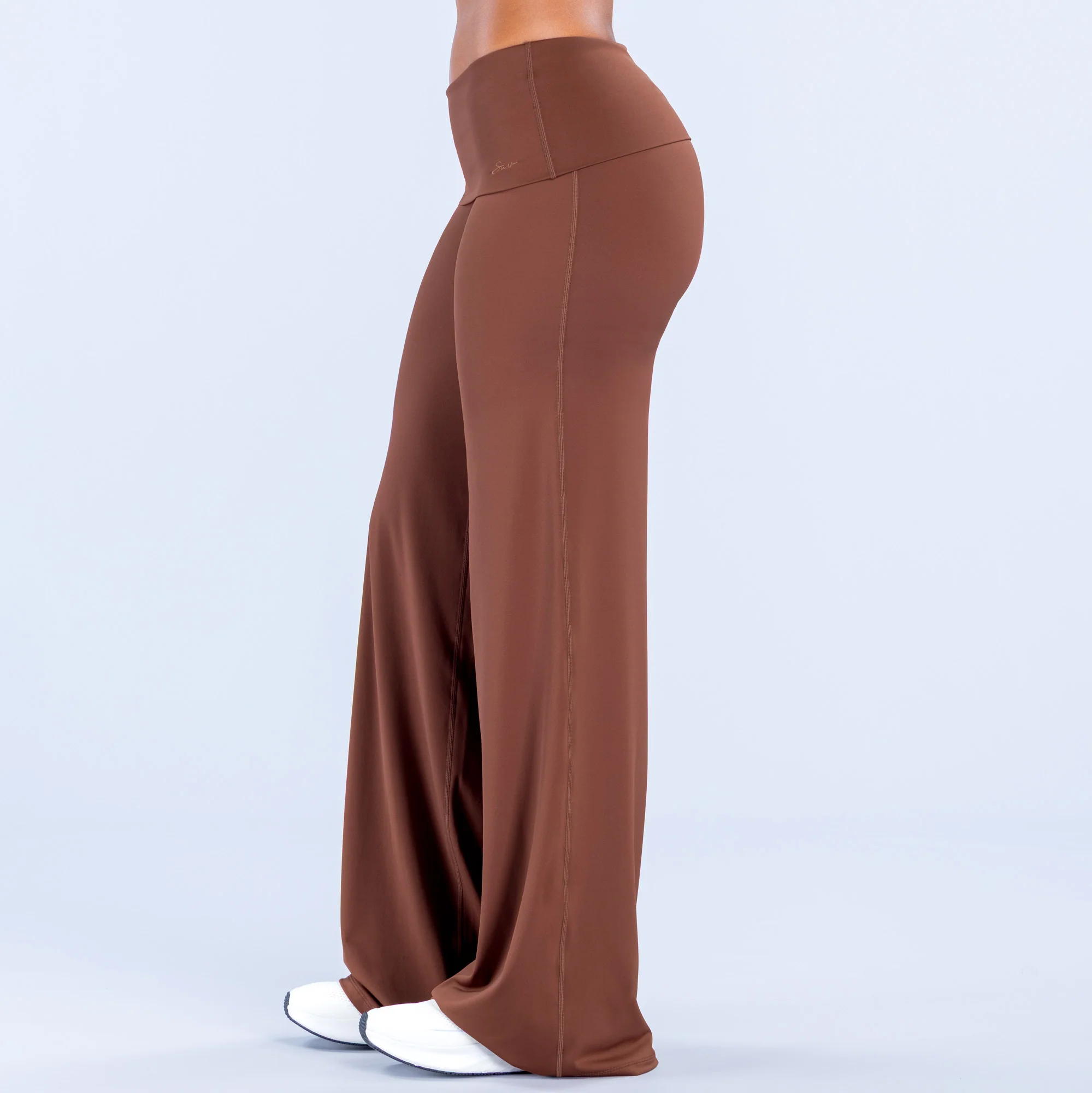 Sav Fold Over Wide Leg Pants - Image 3